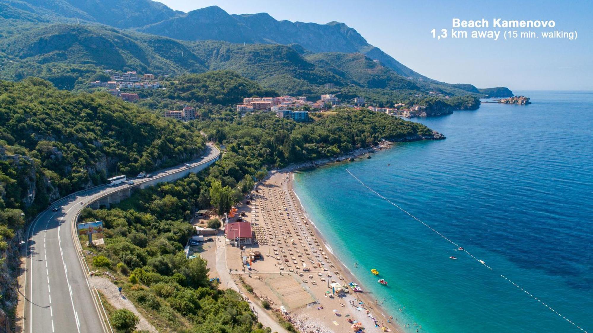 Apartments My Przno Sveti Stefan Kültér fotó
